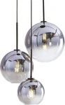 Xd Global 3-LIGHT Gradient Silver Glass Modern Pendant Kitchen Dining. Fixed Price $41.00.