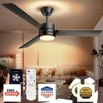 Hinomy 42" Ceiling Fan With Light & Remote, Backlit Led, Dimmable, Indoor/outdoo. Fixed Price $133.54.