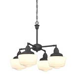 Westinghouse Scholar 4LT Chandelier, Bronze/white Opal Glass - 6342000. Fixed Price $194.99.