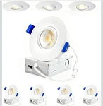 Sublimation Inch 5CCT Gimbal Led Recessed Lights, 360 Rotatable Adjustable.... Fixed Price $44.99.