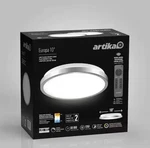 Europa 10 In. Light Silver Selectable Cct Led Flush Mount Ceiling With Rem. Fixed Price $30.00.