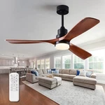 Fxzz 52 Inch Ceiling Fans With Lights And Remote, Quiet Reversible Dc Motor A.... Fixed Price $195.39.