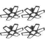 4 Pack Garage - 180W 18000 Lm 6500K Deformable Lights Ceiling Led. Fixed Price $82.74.