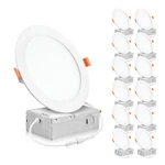 Parmida (12 Pack) 6 Inch Ultra-thin Led Recessed Ceiling Light With Junction .... Fixed Price $93.93.