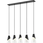 Z-lite 828P7-5L-MB Aimie Linear Chandelier Ceiling Light Matte Black. Fixed Price $1300.00.