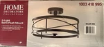 Thayer 2-LIGHT Oil Rubbed Bronze Semi-flushmount By Home Decorators. Fixed Price $50.00.