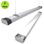 2X 4FT Led Light 100W Linkable Ceiling Tube Fixtures For Garage Workshop. Fixed Price $106.08.