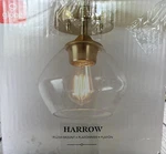 Globe Electric 65693 Harrow 1LIGHT Semiflush Mount Ceiling Lighting, Lt Box Rash. Fixed Price $36.00.