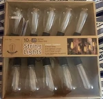 Antique Look Edison Bulb String Led Lights 10 Ct Battery Op 6.8 Ft Long. Fixed Price $15.99.