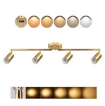 48W Led Track Lighting Kit Dimmable 5CCT Zoom Gold Ajbvp. Fixed Price $49.95.