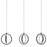 Afx LCKP09L30D1LNR3 Lock 36"W Led Linear Pendant - Black. Fixed Price $516.00.