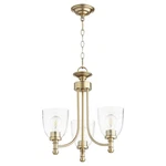 Rossington - 3 Light Chandelier Quorum Home Collection Style 18 Inches Wide. Fixed Price $224.00.