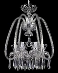 Vintage Waterford Fleur Lis Chandelier Crystal 6 Arm As-is. Fixed Price $900.00.