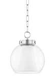 Mitzi H457701S-PN Sasha Light Pendant 12 Inches Tall Polished Nickel. Fixed Price $60.00.