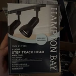 Hampton Bay 804729 1-LIGHT Integrated Led Linear Track Lighting Head Black. Fixed Price $18.00.