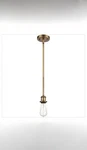 Innovations Lighting Ballston Bare Bulb Pendant Brushed Brass 516-1S-BB New. Fixed Price $40.00.
