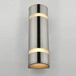 Artika D4 13" Wall Mounted Light Fixture Brushed Stainless Steel Indoor/outdoor. Fixed Price $43.43.