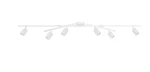 Waylon 6 Ft, Matte White Ceiling Hard Wired Track Lighting Kit With Center Swive. Fixed Price $89.99.