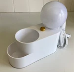 Globe Orb Led Light Organizer- Touch Table Lamp Room Essentials White New. Fixed Price $6.99.