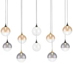 Eurofase Lighting 48932 Iissa 47"W Linear Chandelier Gold-black / Mixed. Fixed Price $2385.00.