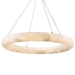 Artcraft Lighting AC7469 Camila 27"W Ring Chandelier - Brushed Brass / Opal. Fixed Price $3427.10.