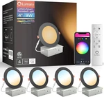 30%OFF Lumary Black Smart Recessed Lighting 4 Inch Color Changing Led. Fixed Price $89.99.