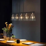 Uolfin Farmhouse Gold Chandelier, 34" Black Kitchen Island Chandelier-new Read. Fixed Price $119.99.