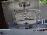Home Decorators Collectiontoberon 14 In. 1-LIGHT Brushed Nickel Led Semi Flush. Fixed Price $81.24.