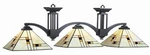Ram Pool Table Lights Billiards Lighting BRK-B60 Three 3 Globes Stained Glass. Fixed Price $847.00.