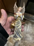 Hawthorne Nativity Tree Collection Thomas Kinkade Figurine Angel With Lantern. Fixed Price $19.99.