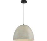 Meridian M70093CMBK Pendant, 1-LIGHT 60 Watts, Concrete With Matte Black. Fixed Price $146.22.