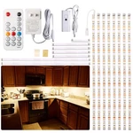 Under Cabinet Lighting, 8PCS Led Strip Lights With Remote And 24W Adapter, Ul.... Fixed Price $27.67.