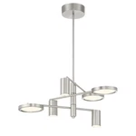 George Kovacs P5495-084-L Swivel Chandelier, 1-LIGHT 30 Watts, Brushed Nickel. Fixed Price $144.40.