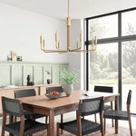 Modway Rekindle 8-LIGHT Chandelier Satin Brass. Fixed Price $201.39.