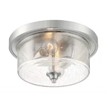 Nuvo 60-7190 3 Light 15" Ceiling Flush Mount Damp Rated Brushed Nickel. Fixed Price $191.99.