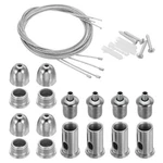 Patikil Ceiling Hanging Wire Cable Kit, 4 Set Lights Panel Steel Chai.... Fixed Price $15.77.
