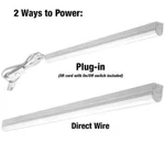 4 Ft Led Garage Workshop Ceiling Strip Light Plug-in Hardwire 1800 Lumens. Fixed Price $19.99.