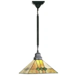 Meyda Lighting 13'SQ Martini Mission Pendant, Ha 59 Flame - 49116. Fixed Price $450.00.