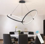 Chying Modern Led Large Black Chandeliers For Dining Room With Remo. Fixed Price $75.00.