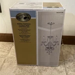Hampton Bay 1000 037 506 3-LIGHT Chrome Finish Maria Theresa Mini Chandelier. Fixed Price $65.00.