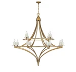 Savoy House 1-1672-12-89 Director 12-LIGHT Chandelier In Matte Black (50" W X. Fixed Price $1652.00.