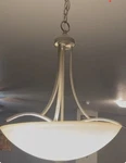 Minka Lavery Overland Park, 3-LIGHT Pendant, 300 Total Watts, Brushed Nickel. Fixed Price $39.95.