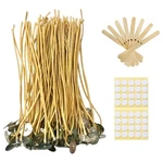 100 Pcs 8 Inch Hemp Candle Wicks Kit, 2.5MM Beeswax. Fixed Price $18.98.