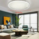 Modern Flush Mount Crystal Chandelier Led Ceiling Light Pendant Lamp Fixture Usa. Fixed Price $51.56.