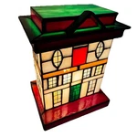 Quoizel TF6569 Tiffany Style House Lamp 7.25 Stained Glass Accent Light 2002. Fixed Price $69.99.