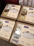 Lot Of Progress Lighting Appeal 9" Brushed Nickel Flushmount #3490-09DI. Fixed Price $47.99.