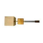 House Of Troy 1LT Sconce, Brass/acrylic/fabric Shade WL307-BB. Fixed Price $198.00.