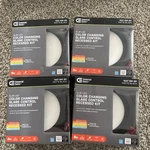 Slim Baffle Integrated Led Round Adj Color Temp Canless Recessed Light 4PK. Fixed Price $35.00.