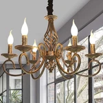 Rustic 6-LIGHT Chandeliers,french Country Vintage Chandelier,metal Antique.... Fixed Price $152.60.
