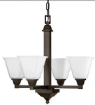 Sea Gull Denhelm 24" Light Chandelier, Burnt Sienna, 3150404-710. Fixed Price $79.99.